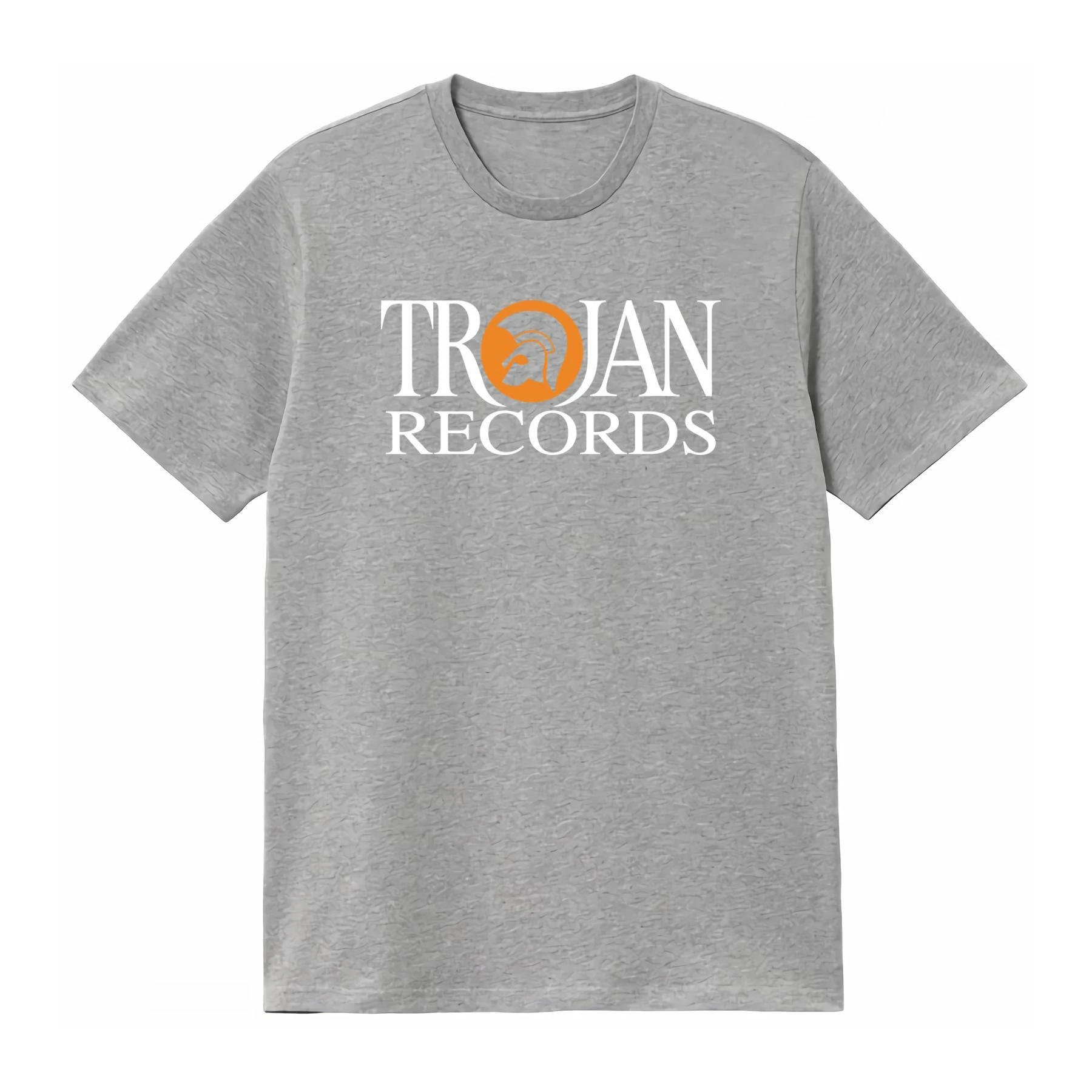Trojan Records British Label Logo Men's T Shirt Black White Print Music Inspired Fashion Statement Men Women 2026 Summer T Shirt