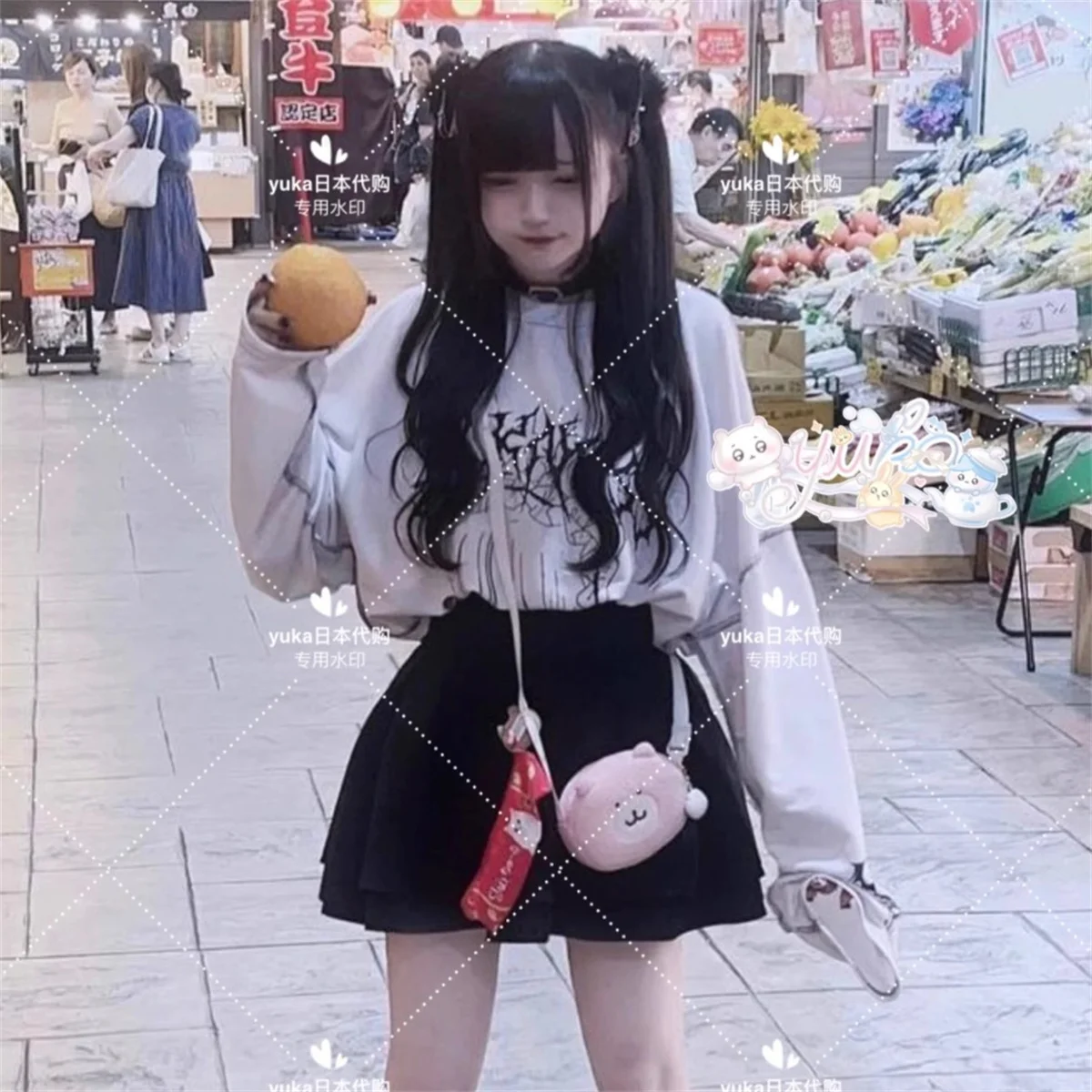 Streetwear T Shirts Women Clothing Print Long Sleeve Tees Casual Fashion Japanese Camisetas Cartoon Y2k Tops Oversized T-shirts
