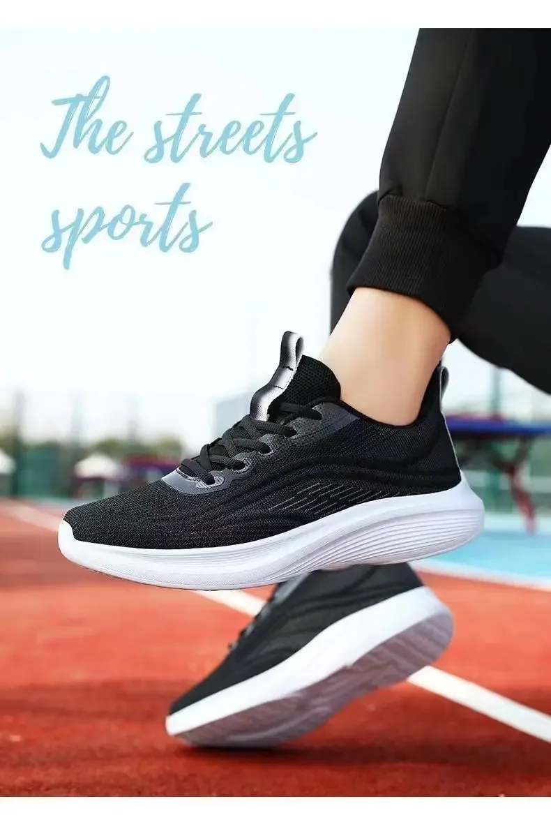 2026 Breathable Lace-up Vulcanize Shoes for Women Air Mesh Athletic Sneakers Lightweight Air Mesh Outdoor Sports Training Shoes