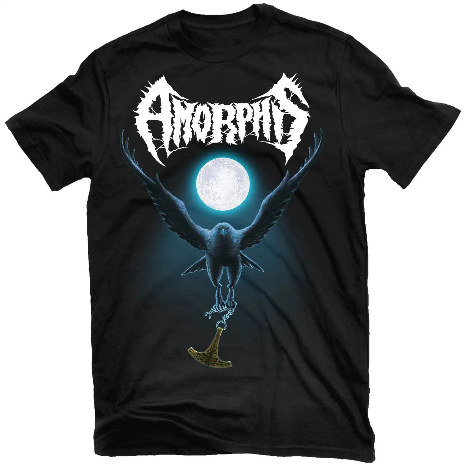 Amorphis Black Winter Day Heavy Metal Rock Music Art Style Summer Casual T-Shirt Men's and Women's Luxury Brand Top