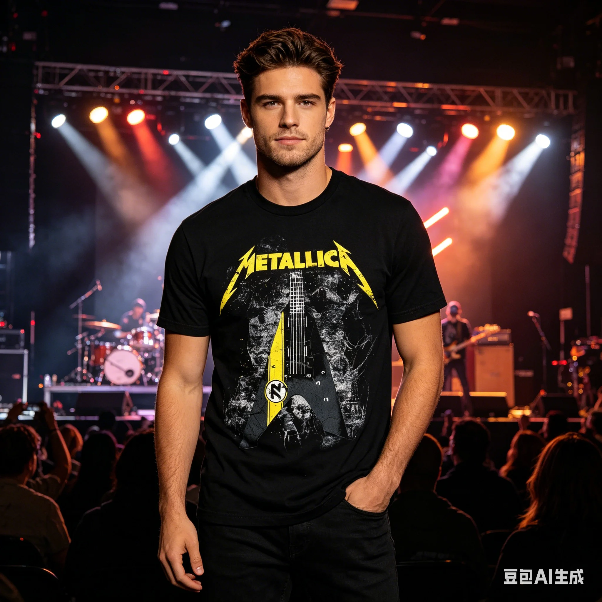 Metallica Tshirt Multiple Sizes HD Print Electric Guitar Graphic Cotton Men Women Y2K Hiphop Hawaiian Luxury Gift