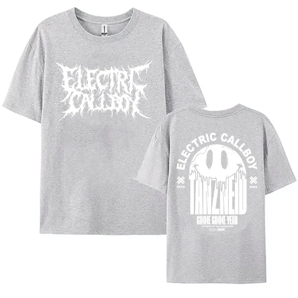 ELECTRIC CALLBOY Tanzneid Deathcore Shirt Short Sleeve Cotton Female T-shirt Graphic Merch Loose Casual Fashion Women Tshirts