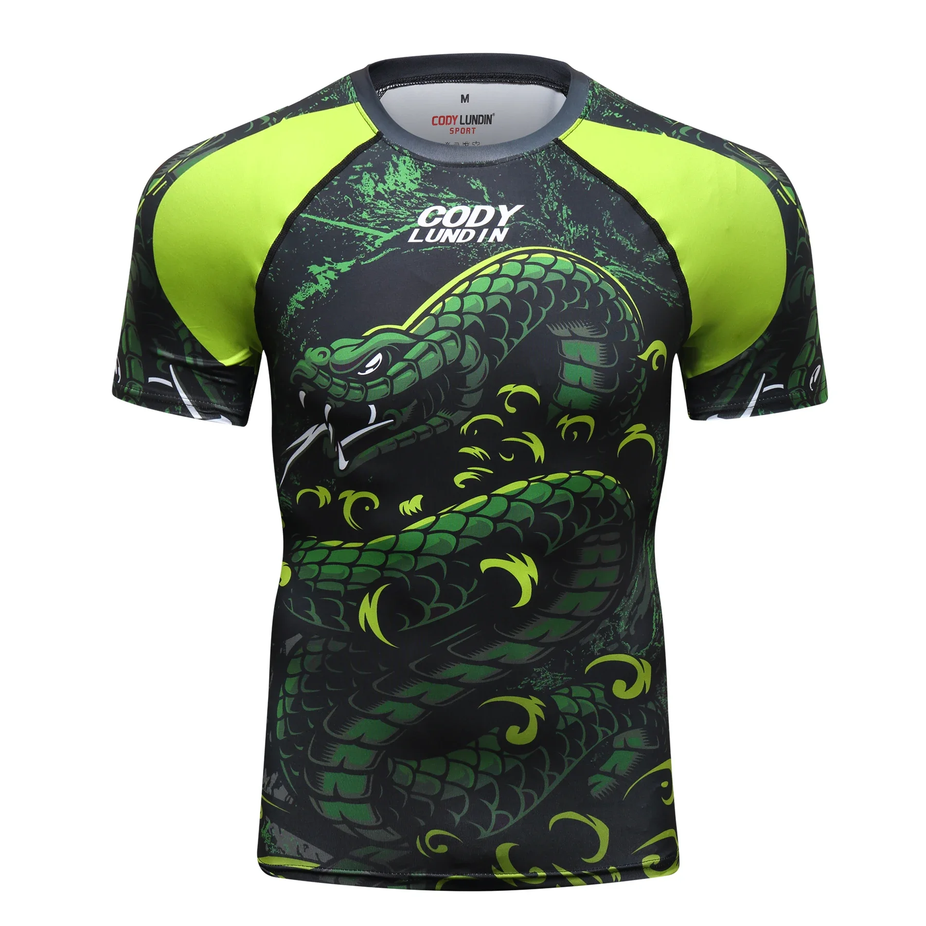 Men's Animal BJJ Rash Guard,No Gi Jiu Jitsu Compression Shirt MMA Training Rash Guard 3D Printed Sports Moisture-Wicking T-Shirt