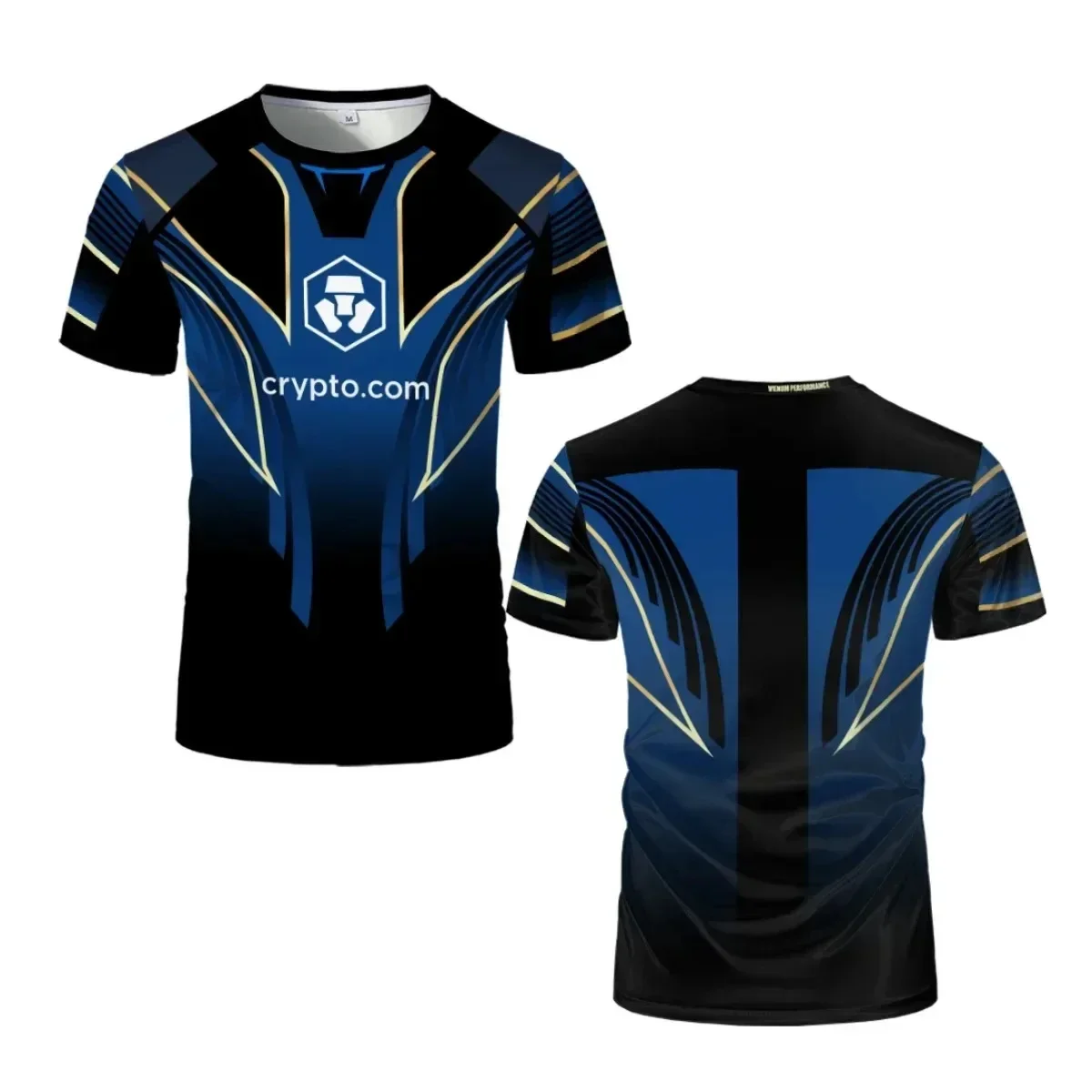 Men's Black Gold Fight Style T-Shirt, MMA Training Athletic Tee Summer outdoor quick-drying fitness boxing 3D printed T-shirt