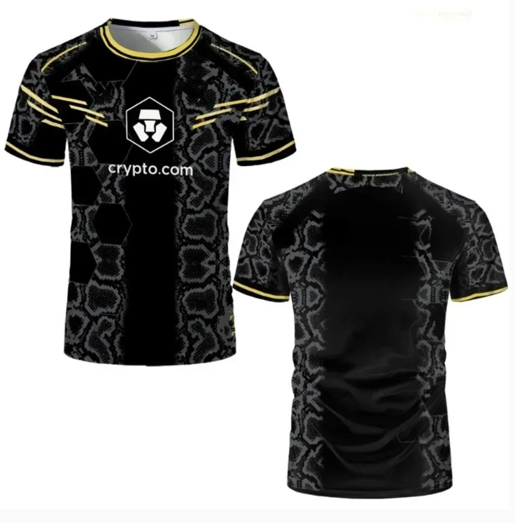 Men's Black Gold Fight Style T-Shirt, MMA Training Athletic Tee Summer outdoor quick-drying fitness boxing 3D printed T-shirt
