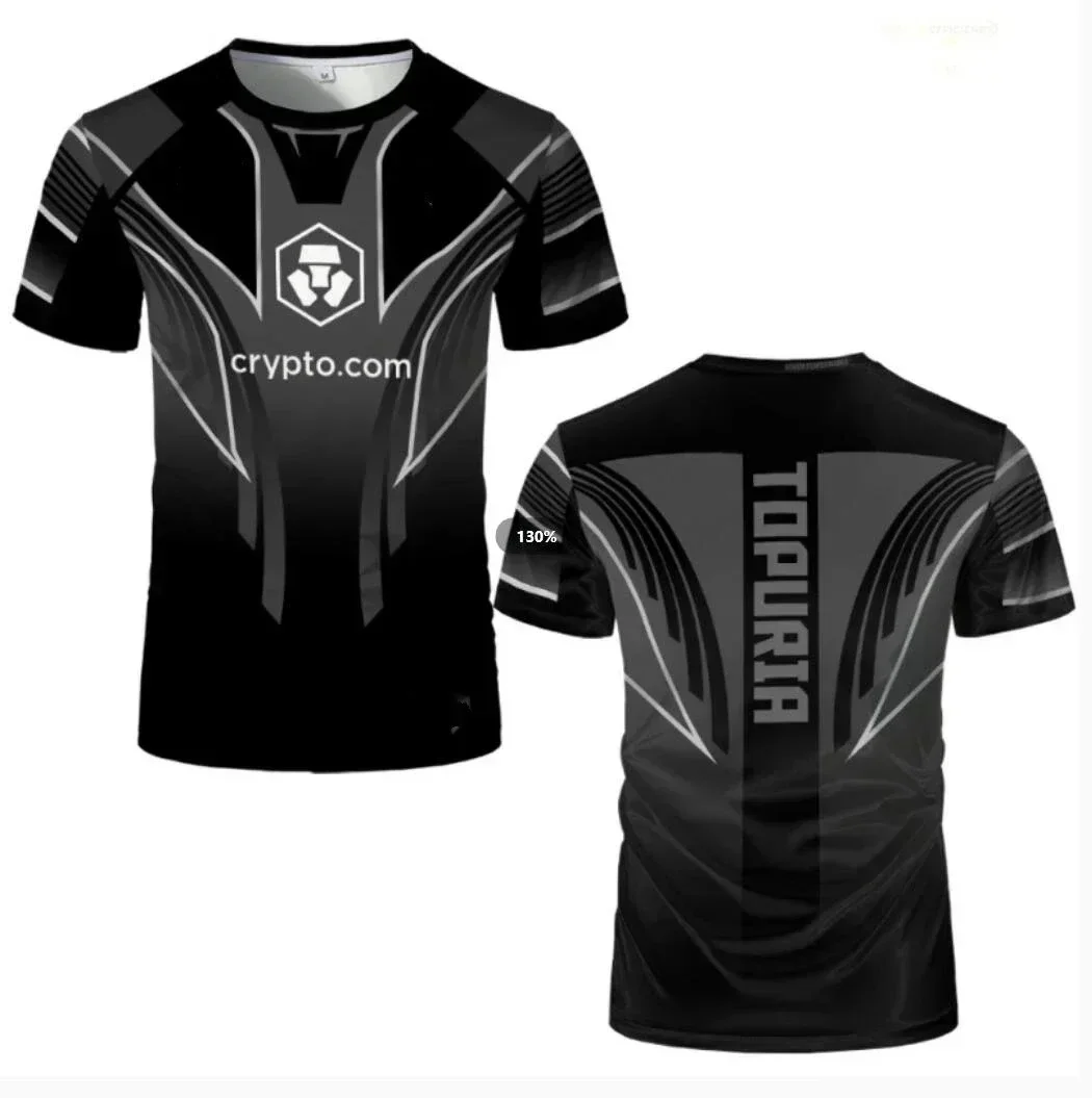 Men's Black Gold Fight Style T-Shirt, MMA Training Athletic Tee Summer outdoor quick-drying fitness boxing 3D printed T-shirt