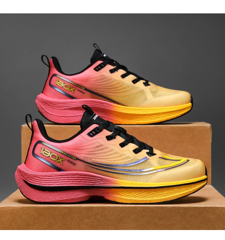 BigSize48 Running Shoes Marathon Carbon Board Men Sports Speciality Breathable Lightweight Women's Comfortable Athletic Sneakers