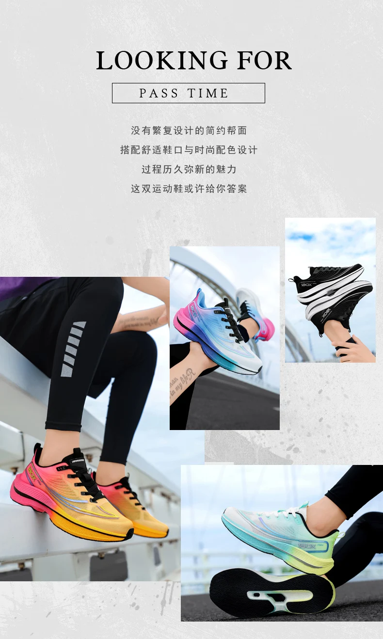 BigSize48 Running Shoes Marathon Carbon Board Men Sports Speciality Breathable Lightweight Women's Comfortable Athletic Sneakers