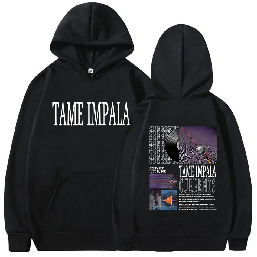Rock Band Tame Impala Tour 2026 New Cover Hoodies Unisex Vintage Oversized Long Sleeve Sweatshirt Hip Hop Pop Music Fleece Hoody