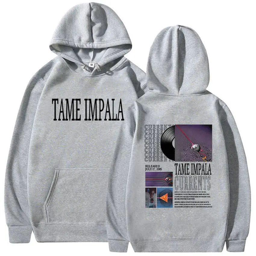 Rock Band Tame Impala Tour 2026 New Cover Hoodies Unisex Vintage Oversized Long Sleeve Sweatshirt Hip Hop Pop Music Fleece Hoody