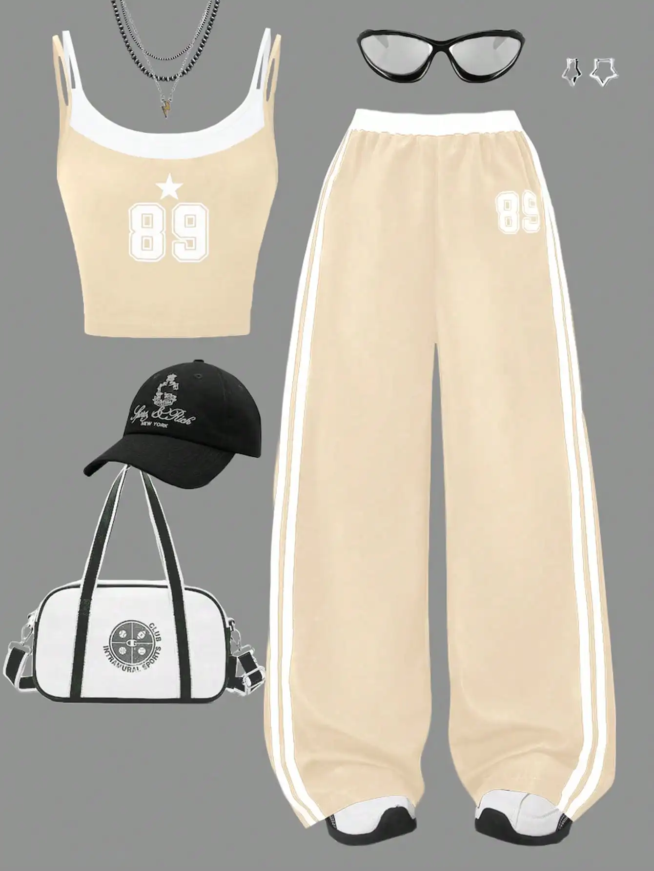 Girls' Fashion Pants Summer, Girls' Outdoor Casual Digital Pattern White Striped Pants