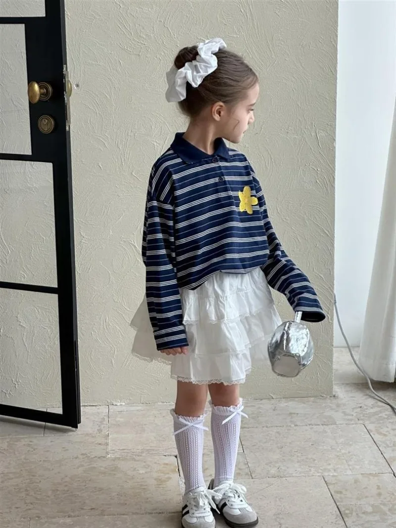 RAISE Summer Kids Girls Skirt White Children Girls Bubble Cake Skirts Elastic Waist Infant Baby Girl Lace Skirt 1-12Y Girl Dress