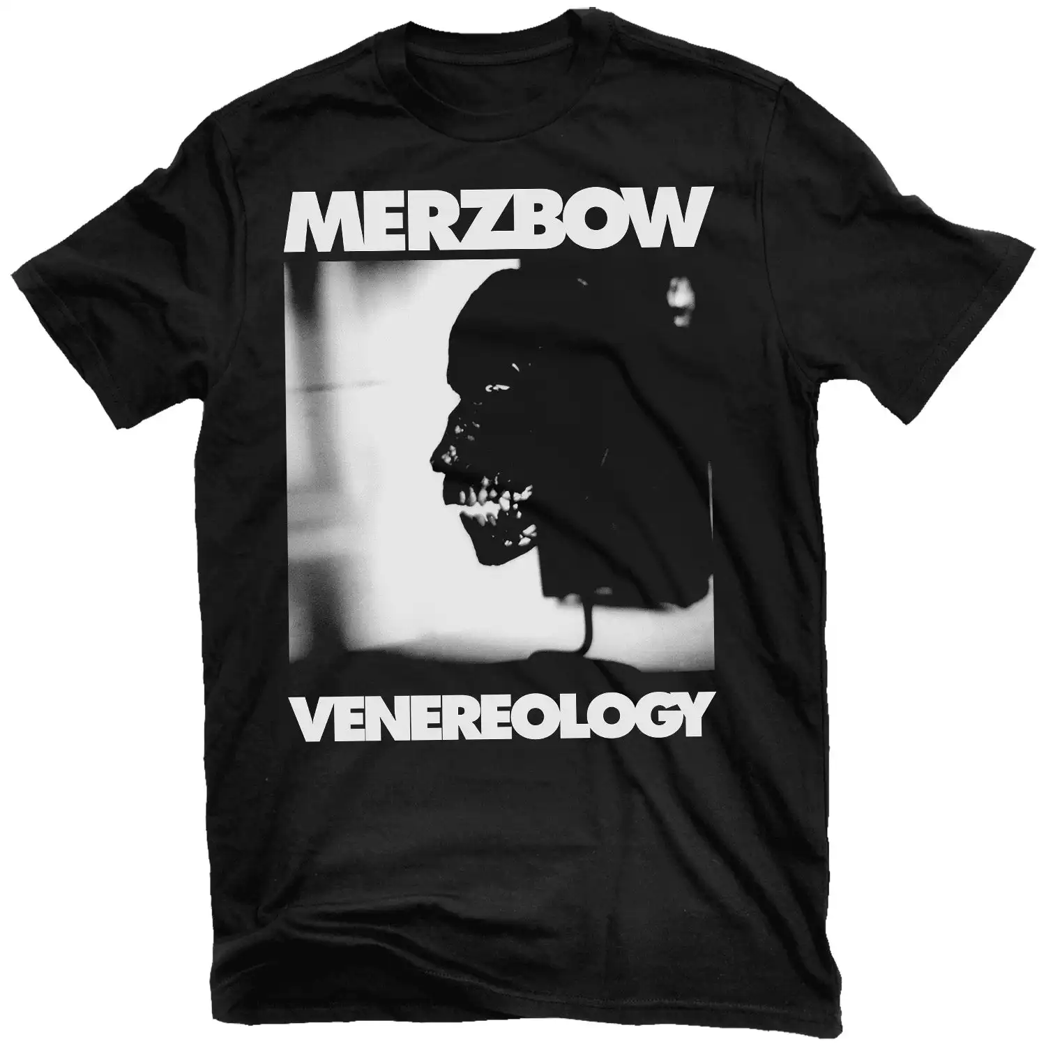 Merzbow  Venereology Band Graphic Tee Cotton Round Neck Casual Unisex T-shirt Summer Top