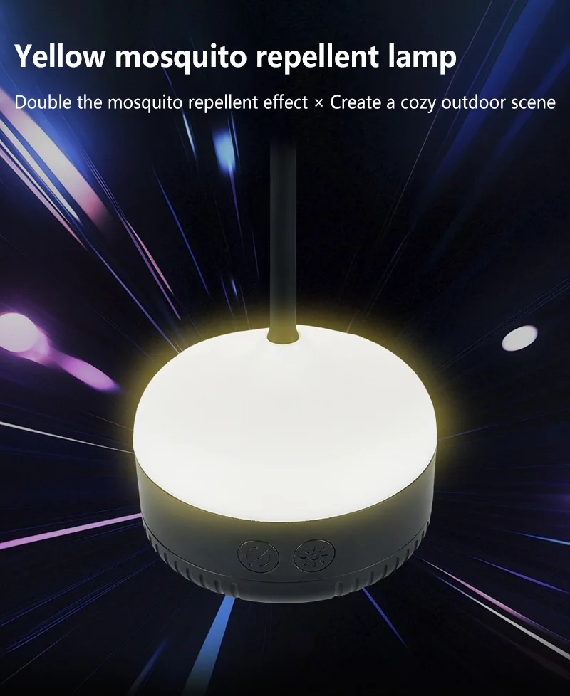 Lenovo Portable Mosquito Repellent Fan Multi Angle Adjustable Hanging Bug Repellent Fan Lamp Mosquito Insect Repellent Device