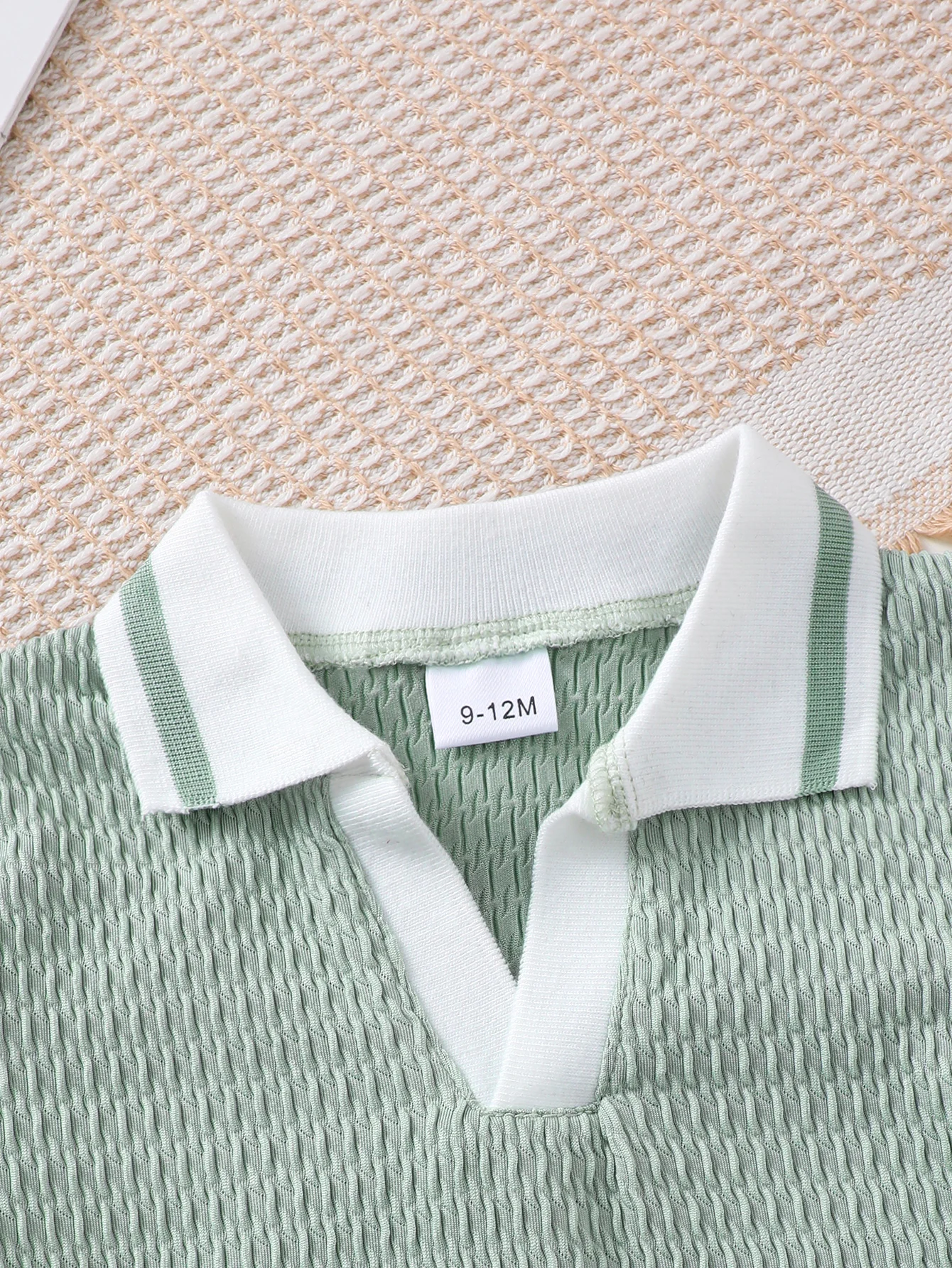 2Pcs Baby Boy Outfit Set Summer Fresh casual Short Sleeve Lapel Shirt + Shorts Toddler Infant Casual Kids Clothing For 0‑3Years