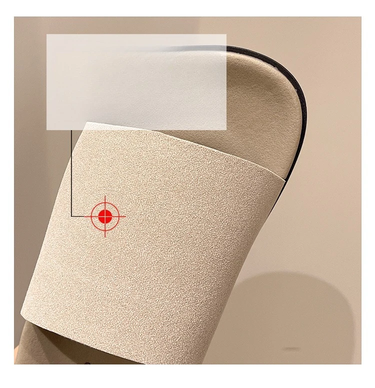 2026 Fashion Simple Suede Slip-On Anti-Slip Shoes for Women Summer Outing Flat Open-Toe Birken-Style Half Slippers