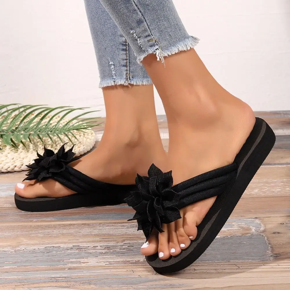 EVA Women's Floral Flip Flops Comfortable Breathable SlipOn Sandals Anti-Skid Sole Summer Home Slippers Summer Season