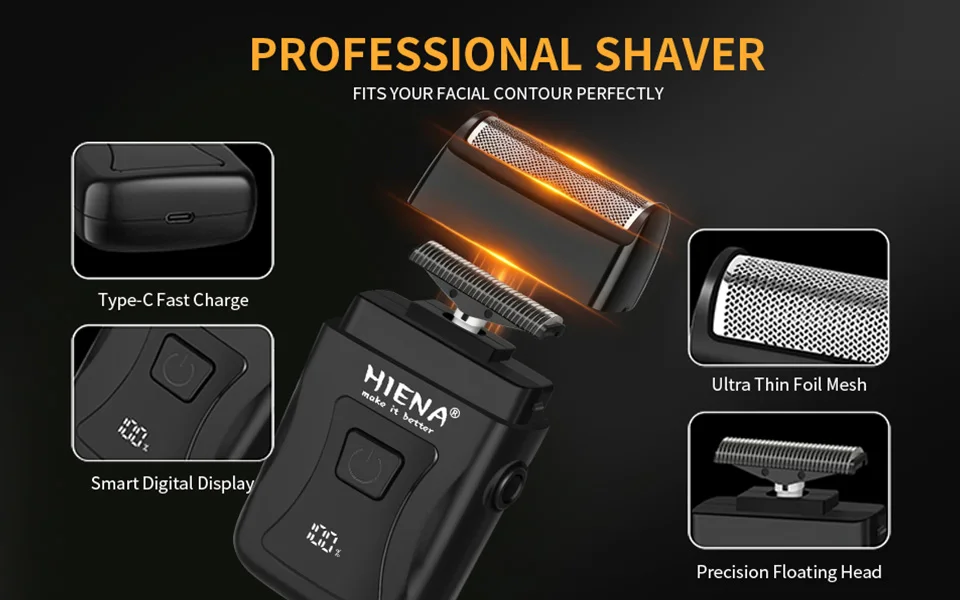 Hair Clipper Cordless 5-1 Electric Hair Cutting Machine Portable Shaver Barber USB Fast Charging Hair Trimmer For men gift tools