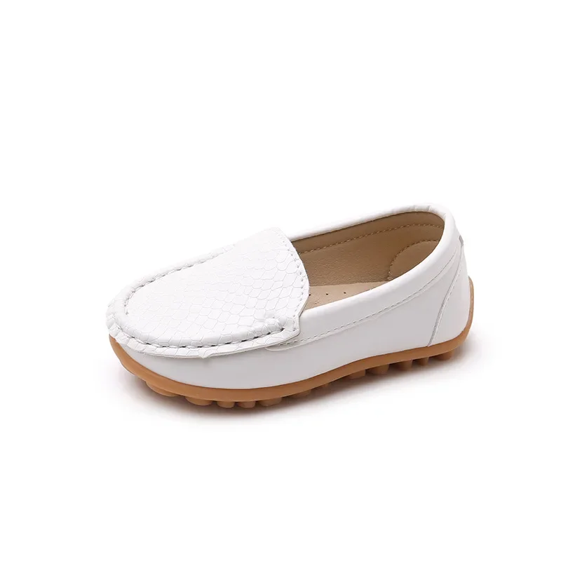 JGSHOWKITO 2026 Brand New Boys Casual Loafers Fashion Classic Soft PU Slip-on Kids Wedding Party Leather Flats Moccasins Trendy