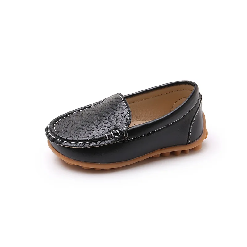 JGSHOWKITO 2026 Brand New Boys Casual Loafers Fashion Classic Soft PU Slip-on Kids Wedding Party Leather Flats Moccasins Trendy