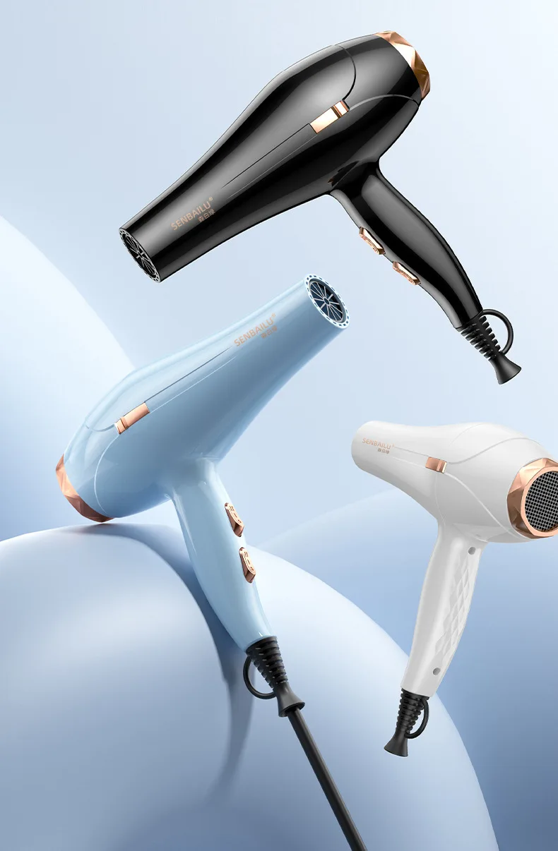 11 Second Fast Dry Hair Dryer With Pure Copper Core, High-Speed Blue Light Negative Ion Hair Care, Home Hair Salon Hair Dryer