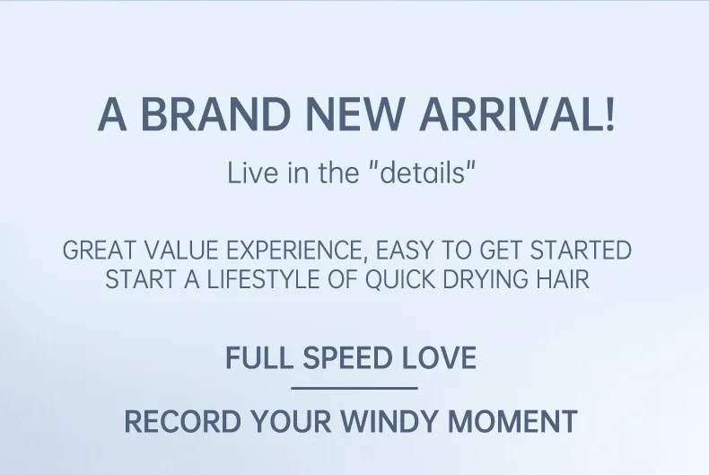 11 Second Fast Dry Hair Dryer With Pure Copper Core, High-Speed Blue Light Negative Ion Hair Care, Home Hair Salon Hair Dryer