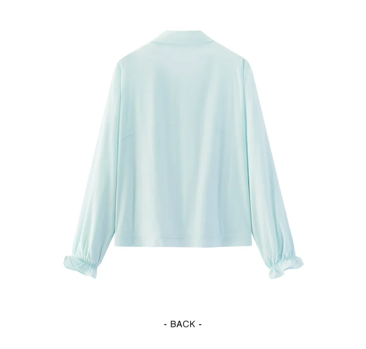 Semir Women Shirt UV Protection Cool Lantern Sleeve Drawstring Oversized Shirt 2026 Summer