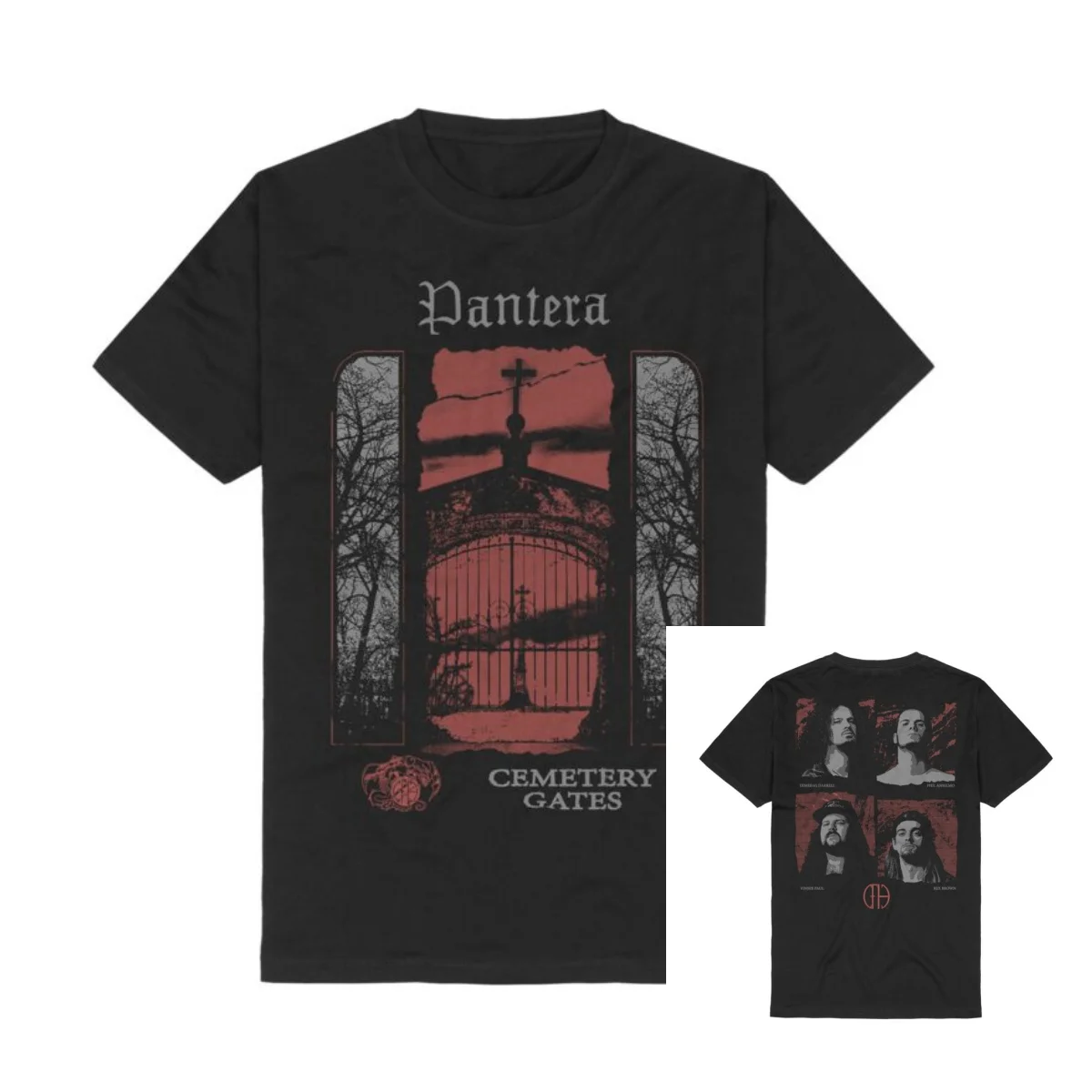 Logo Pantera T-Shirt Men Women Metal Rock Band Graphic Tee Cotton Summer Streetwear Top