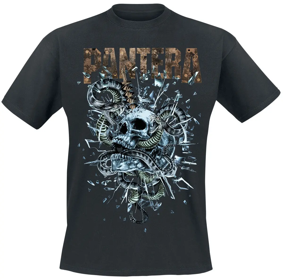 Logo Pantera T-Shirt Men Women Metal Rock Band Graphic Tee Cotton Summer Streetwear Top