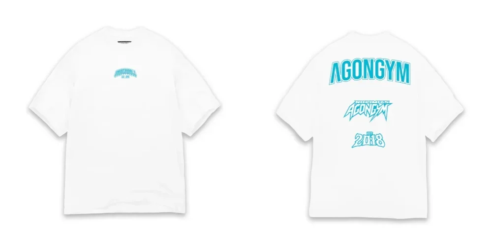 AGONGYM Oversized Loose Summer T-Shirts Short Sleeve Sport Shirts Gym Bodybuilding Fitness Mens Workout Casual Clothing