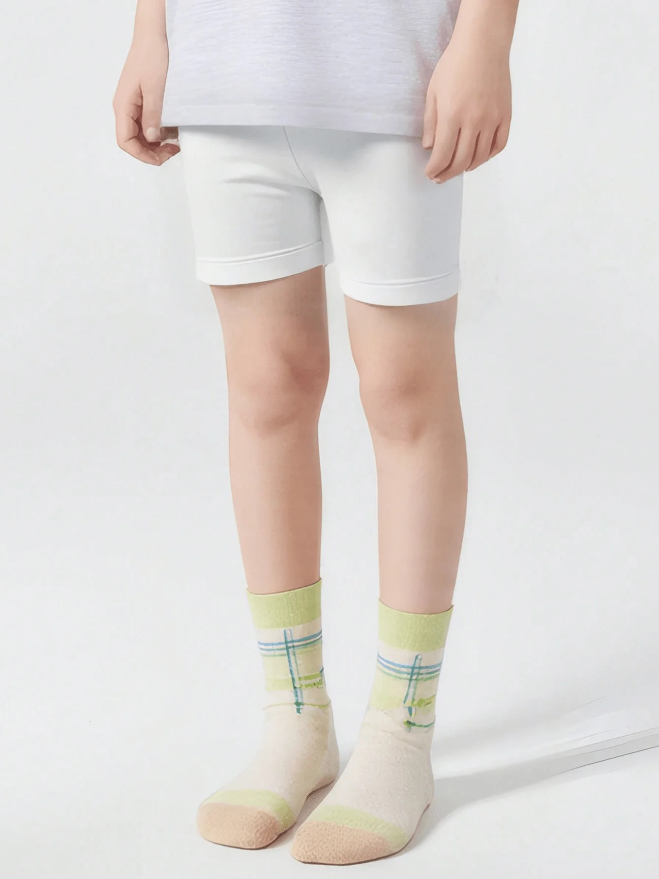 4 Pcs Children Girl Bottoming Safety Shorts High Elastic Waist Anti-glare Soft Breathable Kids Summer Casual Underwear Pants