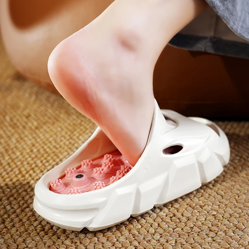 Acupressure Slippers for Women, Summer Massage Shoes, Foot Acupoint Health Care, Casual Sandals, Home Wear, Beach Sandals