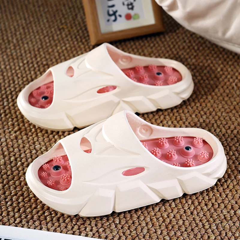 Acupressure Slippers for Women, Summer Massage Shoes, Foot Acupoint Health Care, Casual Sandals, Home Wear, Beach Sandals