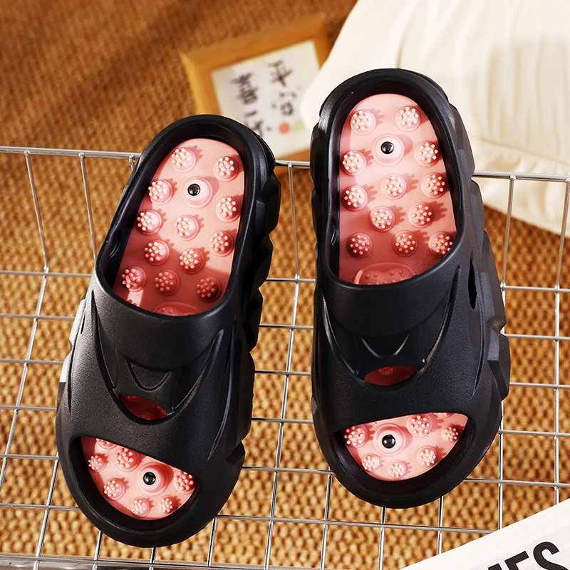 Acupressure Slippers for Women, Summer Massage Shoes, Foot Acupoint Health Care, Casual Sandals, Home Wear, Beach Sandals