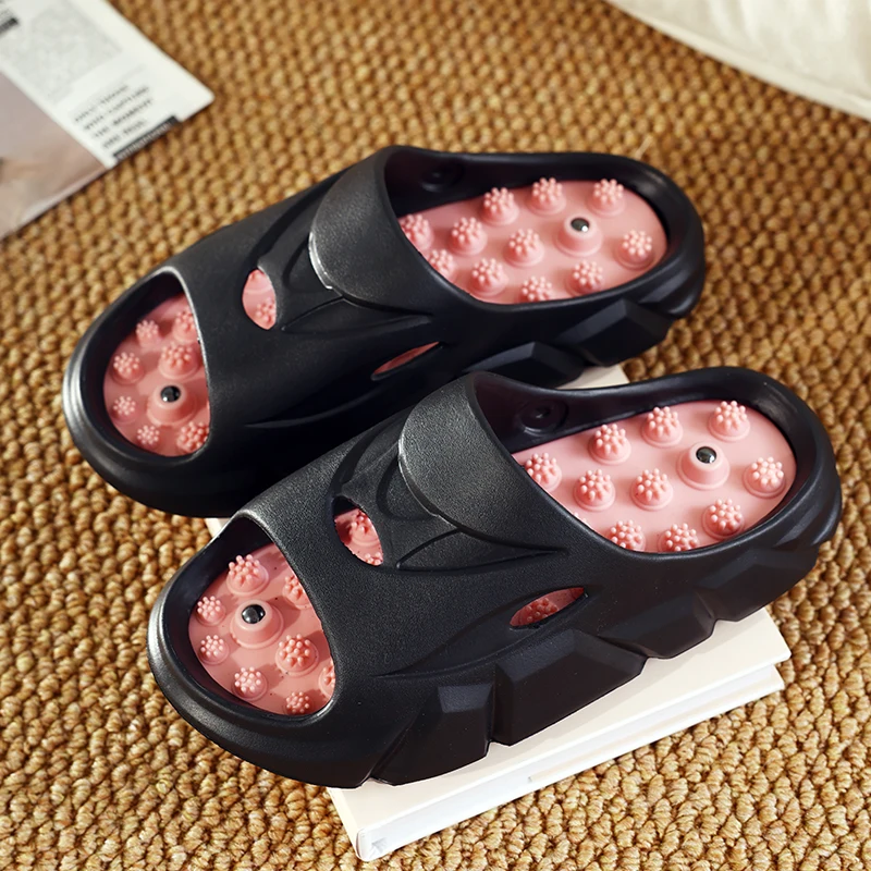 Acupressure Slippers for Women, Summer Massage Shoes, Foot Acupoint Health Care, Casual Sandals, Home Wear, Beach Sandals