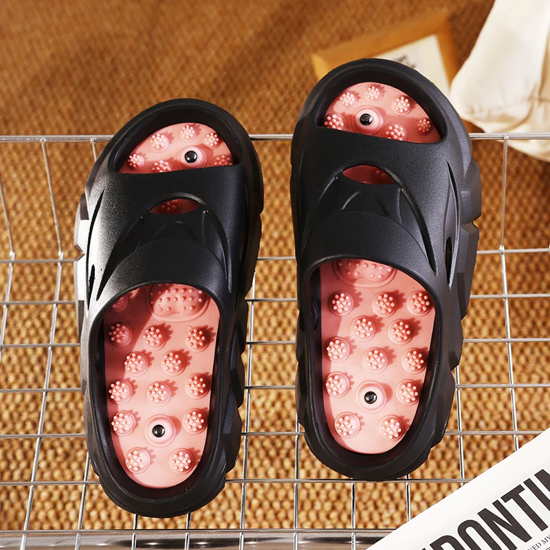 Acupressure Slippers for Women, Summer Massage Shoes, Foot Acupoint Health Care, Casual Sandals, Home Wear, Beach Sandals