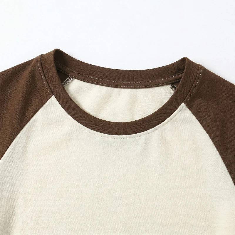 2026 Summer Fashion O Neck Women T-Shirt Trendy Color Blocking Casual Versatile T-Shirt Sexy Slim Short Sleeve Women's Tees
