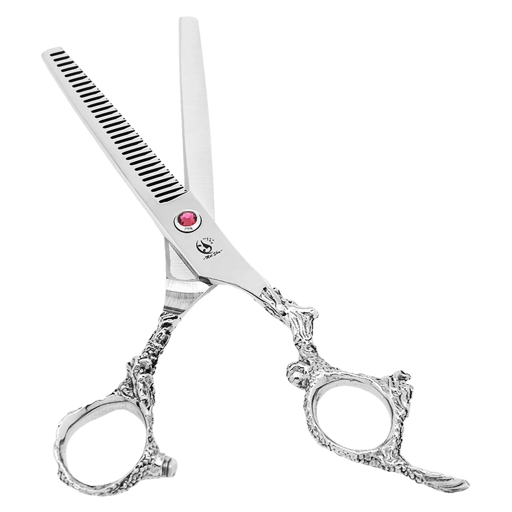 6 Inch Professional Hair Scissors Barbershop Hair Cutting Thinning Scissors Set JP440C Hairdressing Shears Salon Supplies A0111A
