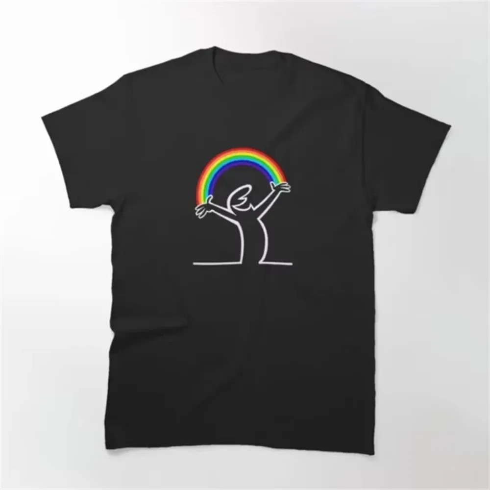 Osvaldo Cavandoli La Linea Cartoon Print TShirt Men Women Unisex Streetwear Fashion Harajuku Kawaii T-shirt Women's Y2K Clothing