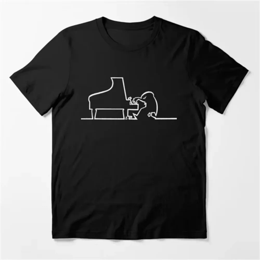 Osvaldo Cavandoli La Linea Cartoon Print TShirt Men Women Unisex Streetwear Fashion Harajuku Kawaii T-shirt Women's Y2K Clothing