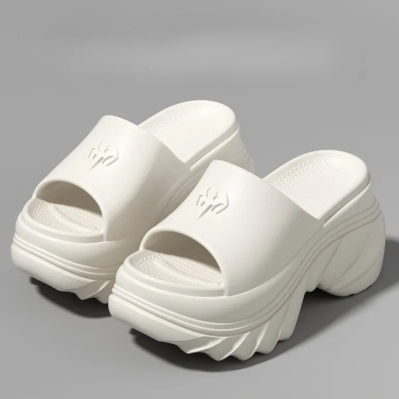 YNPO 10cm High Heel Chunky Sandals Women Fashion Open Toe Eva Platform Slippers Woman Summer Non Slip Thick Sole Slides Female