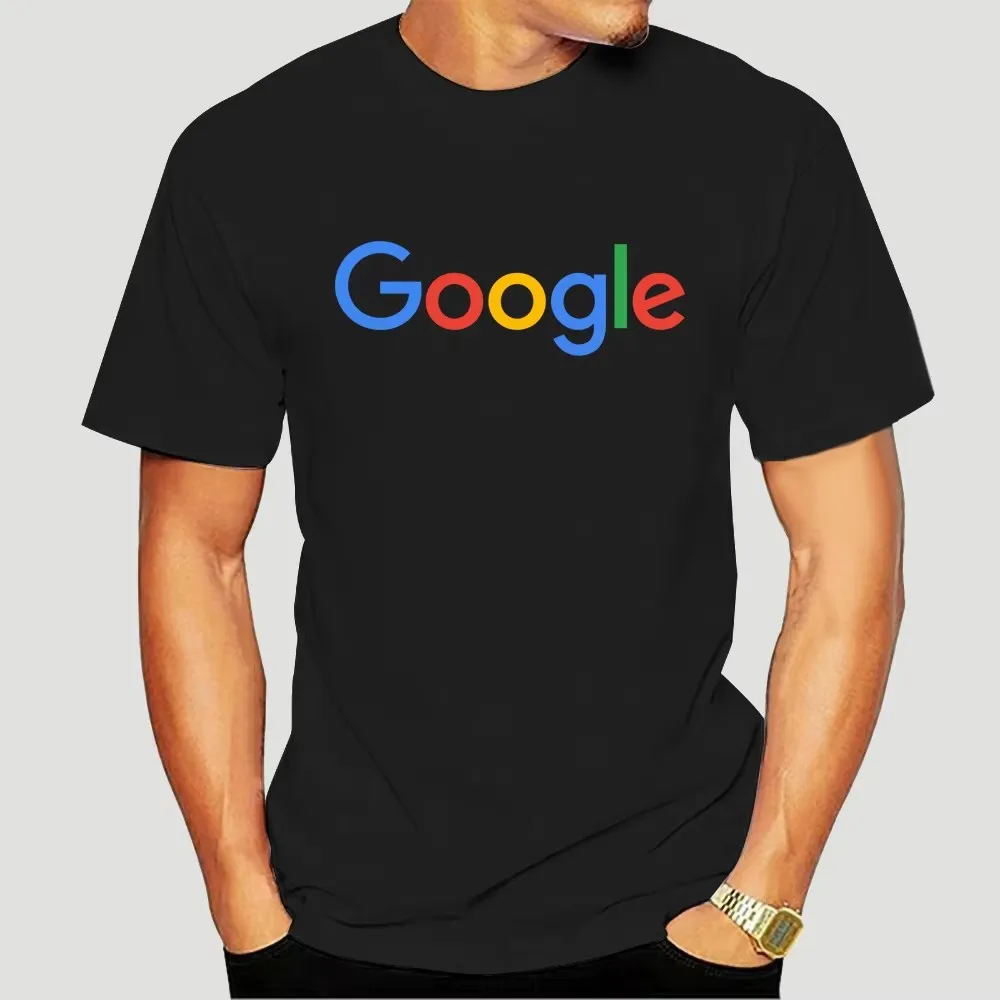2026 New Cotton Summer Google Casual T-shirt Kleidung Print T Shirt Oansatz Kurzarm Tees Google Logo Kurzarm T Hemd