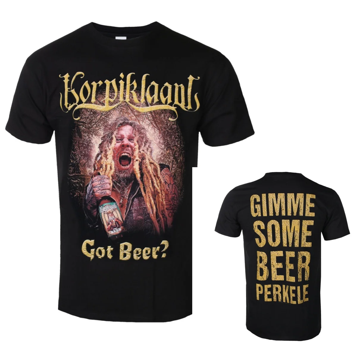Pop Korpiklaani Graphic Cotton T-shirt Unisex Summer Short Sleeve Fashion Brand Tee Luxury Casual Vintage Tees