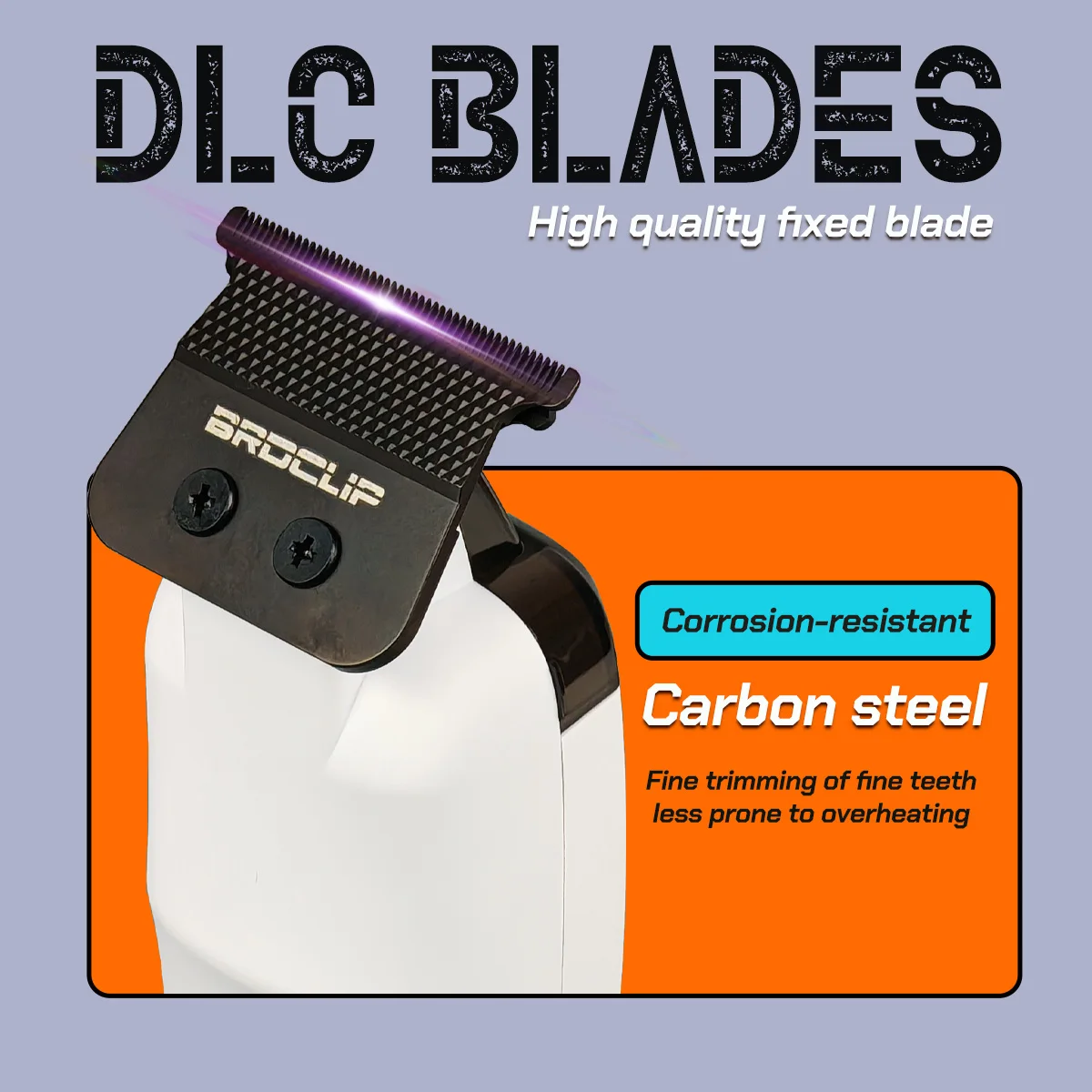 Professional Electric Hair Clipper Hair Trimmer Brushless Motor 7500RPM DLC Blade Electric Shaver 8000RPM DC Motor BRDCLIP Shop