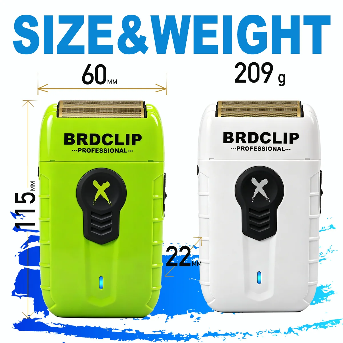 Professional Electric Hair Clipper Hair Trimmer Brushless Motor 7500RPM DLC Blade Electric Shaver 8000RPM DC Motor BRDCLIP Shop