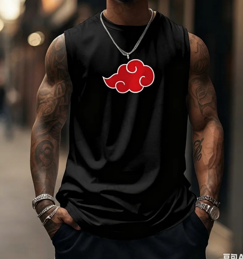 Summer New Japanese Anime Special Edition Men's and Women's Casual Basketball Suit Children's Y2K Loose Tank Top