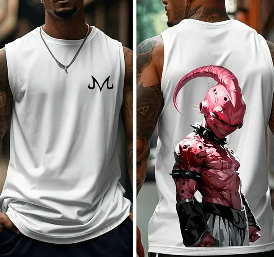 Summer New Japanese Anime Special Edition Men's and Women's Casual Basketball Suit Children's Y2K Loose Tank Top