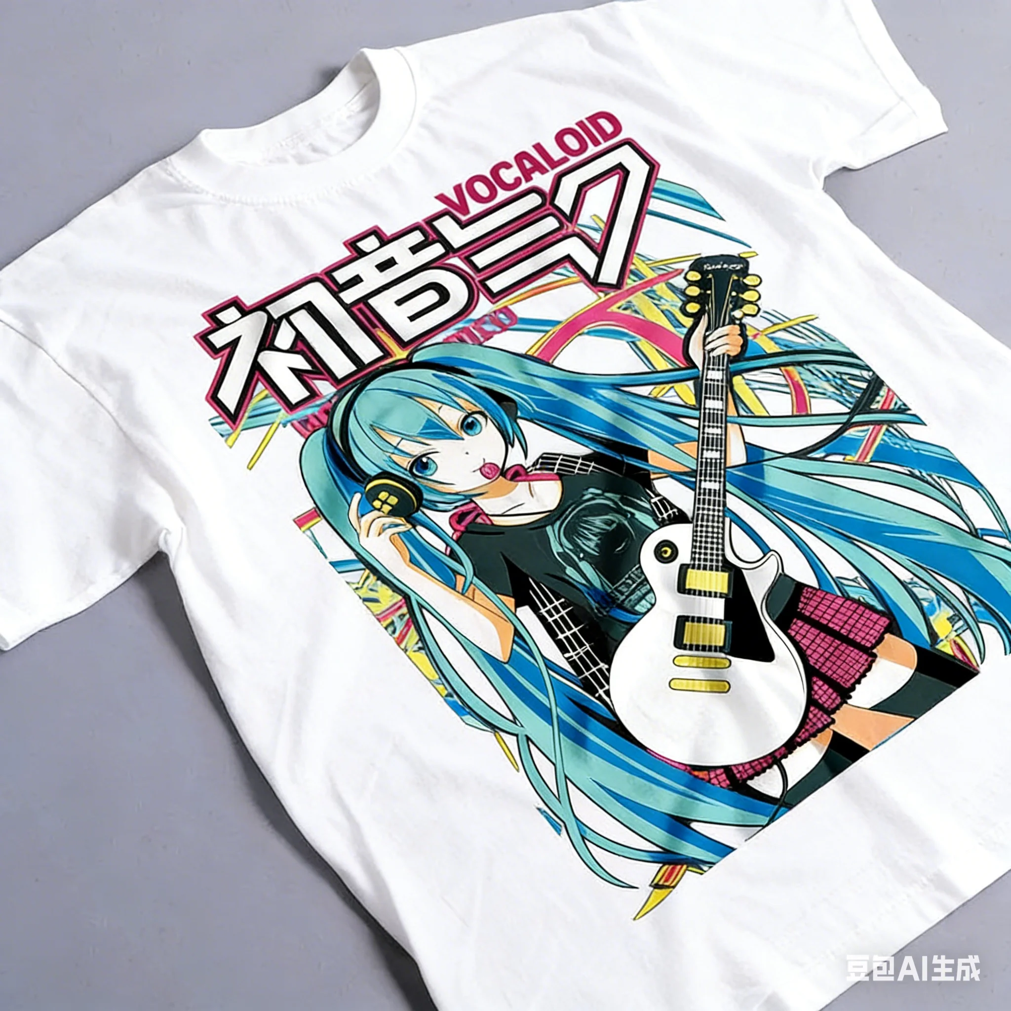 Hatsune Miku Anime Vocaloid Printed T-shirt Summer Men's and Women's T-shirt Trendy Loose Casual Y2K 2026 New Streetwear Tee
