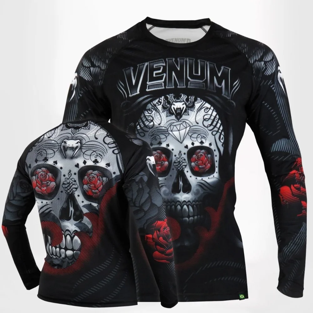 Sports Compression Long Sleeve Top Men's Fitness Training Running Elastic Athletic Wear