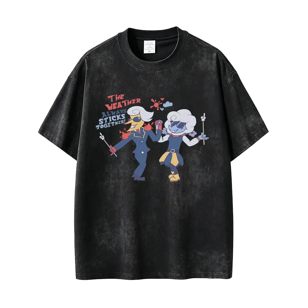 Washed Vintage Game Deltarune Spamton Funny Meme T-shirt Men's Women Clothing Casual Humor Lover Short Sleeve Oversized T Shirts